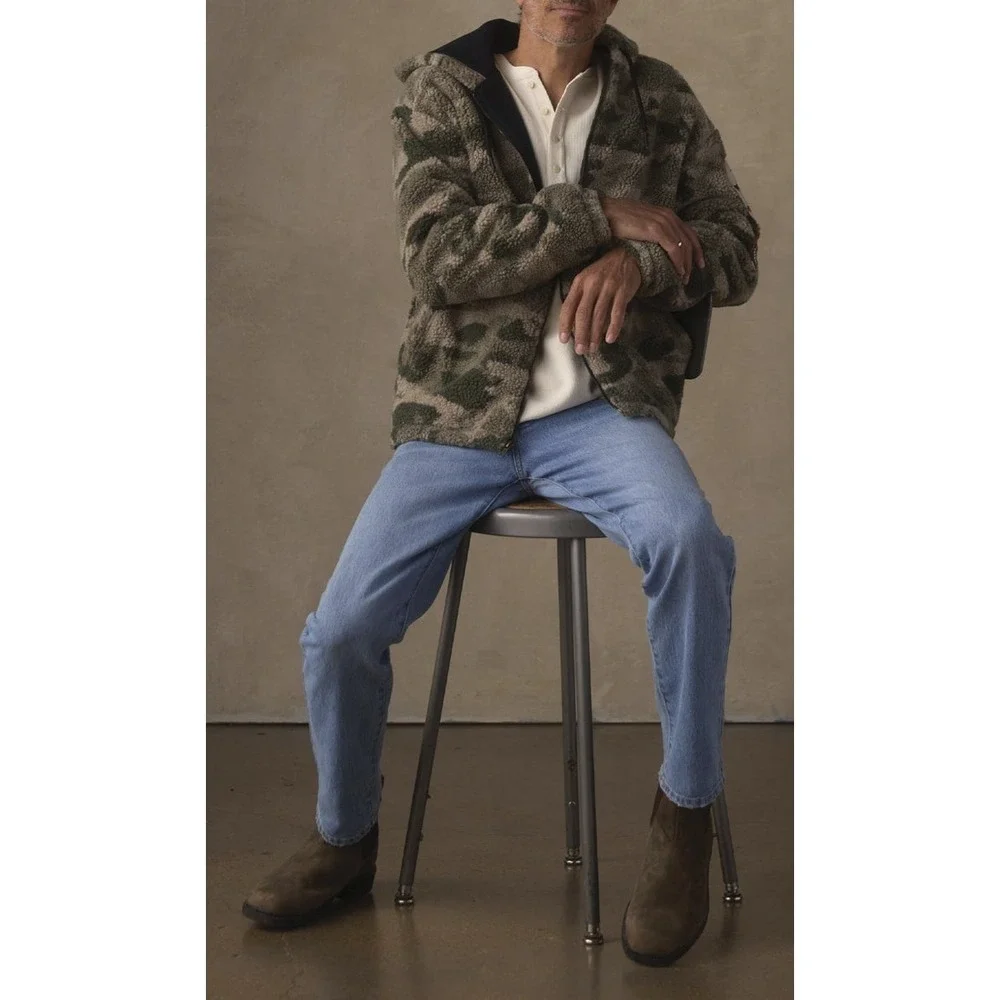 The Normal Brand x Winchester The Tradition Week Sherpa Camo Patch Jacket Large - Picture 13 of 14